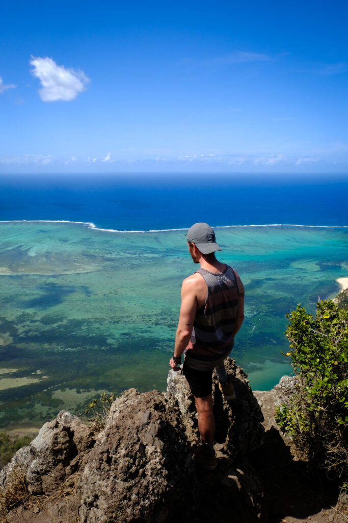 Hiking in the beautiful landscapes of Mauritius Island