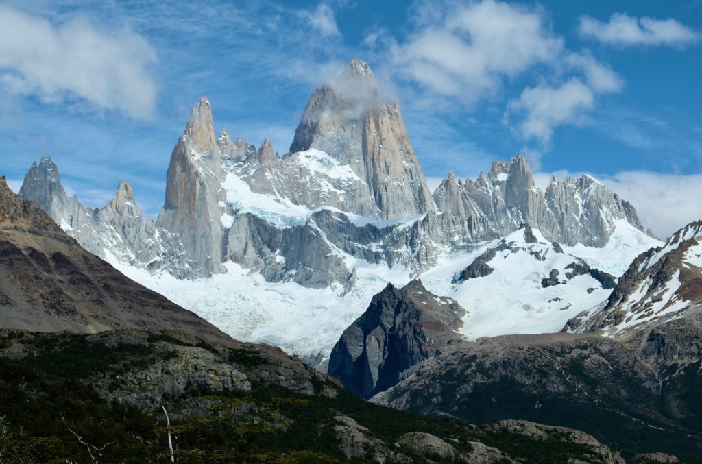 Fitz Roy mountains in Argentina - the most beautiful nature travel destinations to visit